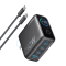 Anker Charger (140W, 4-Port, PD 3.1) with USB-C Cable Gray