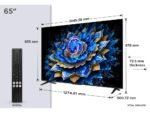 TCL 65"T69C 4K QLED Google TV60Hz (120Hz FHD), Dolby Atmos;Dolby Vision, Onkyo 2.0, 350 nits