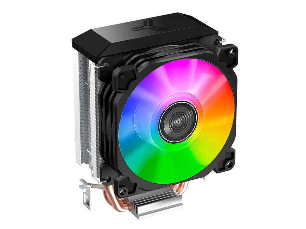 Jonsbo CR-1200E CPU cooler RGB 92mm fan argb LEDs, black-silver