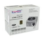 LC-Power PSU 500W 12cm V2.31Office Series LC500-12 V2.314xSATA,1x PCIe,Active PFC,80+ Bronze - Image 2