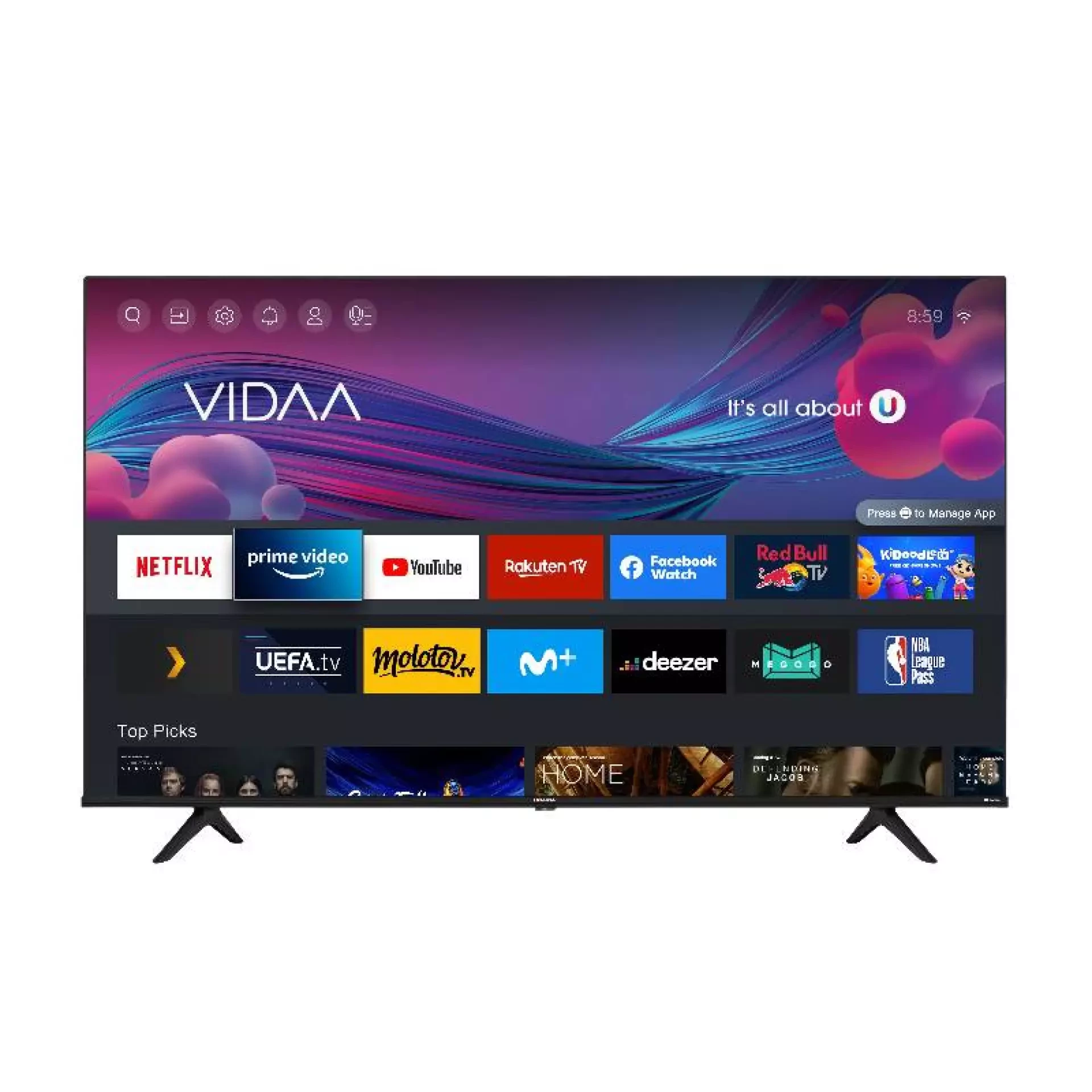 HISENSE TV LED 55A6BG