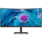 PHILIPS Monitor 346E2CUAE 34" Curved VA, 3440x1440 (UWQHD), 100Hz, 1ms (MPRT), 1500R, 300 cd/m2, 3000:1, Adaptive Sync, 1xHDMI 2.0, 1xDP 1.2, 1xUSB-C (DP Alt mode, PD 65W), PIP and PBP mode, Speakers, HAS