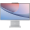 LENOVO IdeaCentre AIO 24 23.8" FHD IPS, Intel Core Ultra 7 256V, 16GB LPDDR5X, 512GB SSD, 1x USB-A 3.2, 2x USB-A 2.0, 1x USB-C, HDMI In-Out, RJ4-5, WiFi 6, BT5.3, BH Wireless Kyb+Mouse, No OS, Cloud Grey, 2Yr